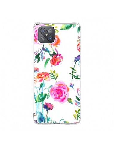 Coque Oppo Reno4 Z 5G Raining Clouds Blue - Ninola Design