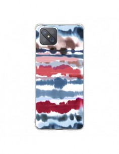 Coque Oppo Reno4 Z 5G Smoky Marble Watercolor Dark -...