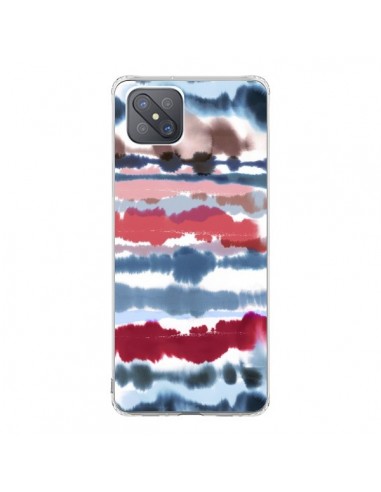 Coque Oppo Reno4 Z 5G Smoky Marble Watercolor Dark - Ninola Design