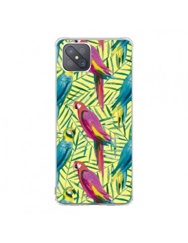 Coque Oppo Reno4 Z 5G Tropical Monstera Leaves Multicolored - Ninola Design