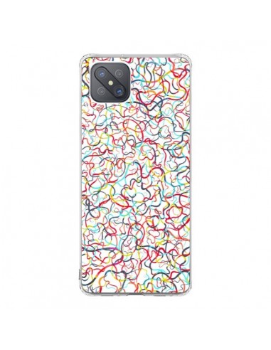 Coque Oppo Reno4 Z 5G Water Drawings White - Ninola Design