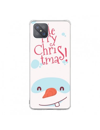 Coque Oppo Reno4 Z 5G Bonhomme de Neige Merry Christmas Noël - Nico