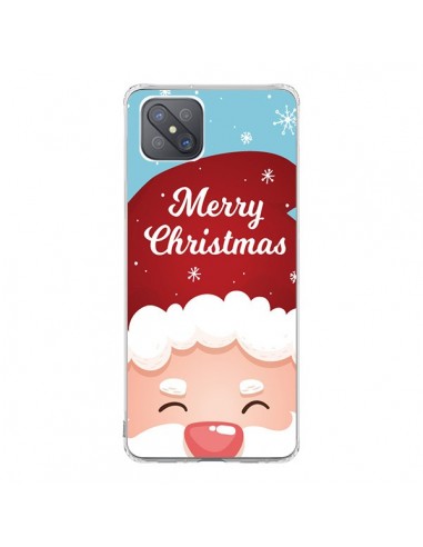 Coque Oppo Reno4 Z 5G Bonnet du Père Noël Merry Christmas - Nico