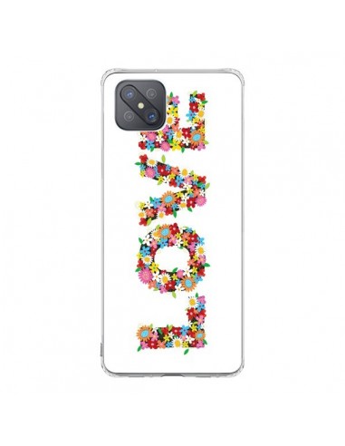 Coque Oppo Reno4 Z 5G Love Fleurs - Nico