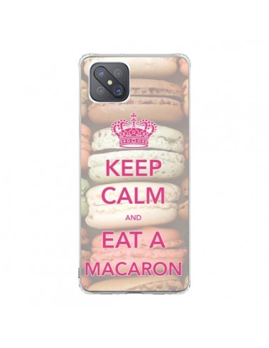 Coque Oppo Reno4 Z 5G Keep Calm and Eat A Macaron - Nico