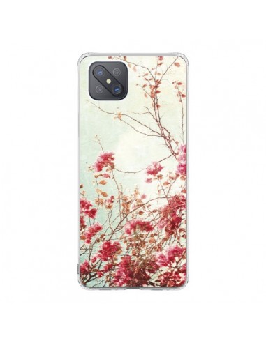 Coque Oppo Reno4 Z 5G Fleur Vintage Rose - Nico