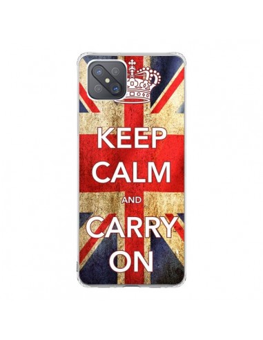 Coque Oppo Reno4 Z 5G Keep Calm and Carry On - Nico