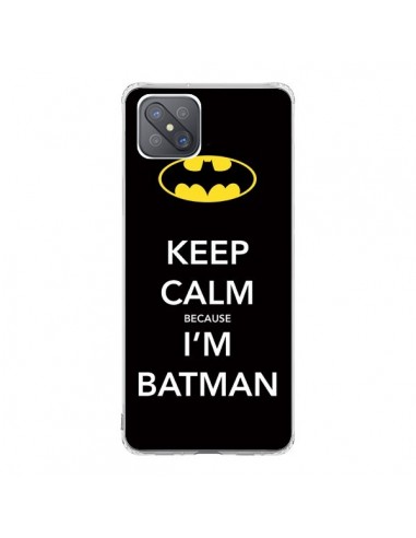 Coque Oppo Reno4 Z 5G Keep Calm because I'm Batman - Nico