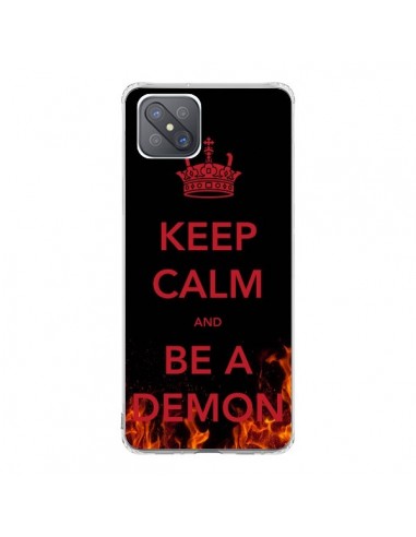 Coque Oppo Reno4 Z 5G Keep Calm and Be A Demon - Nico