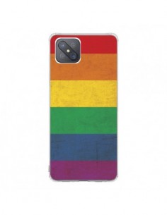 Coque Oppo Reno4 Z 5G Drapeau Arc En Ciel Gay - Nico