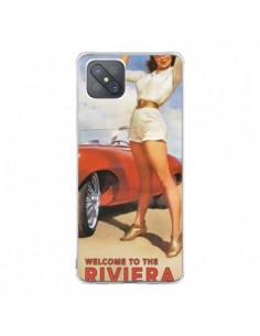 Coque Oppo Reno4 Z 5G Welcome to the Riviera Vintage Pin...