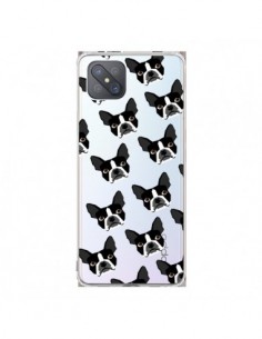 Coque Oppo Reno4 Z 5G Chiens Boston Terrier Transparente...