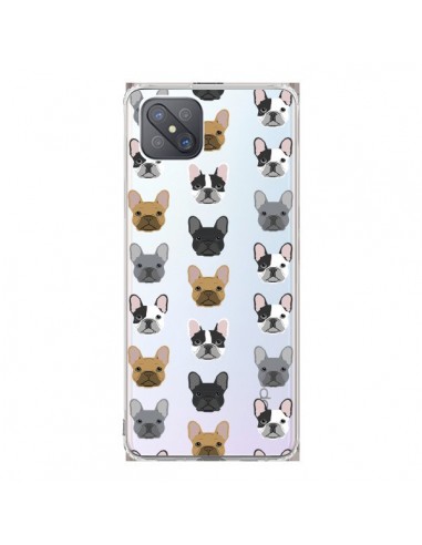 Coque Oppo Reno4 Z 5G Chiens Bulldog Français Transparente - Pet Friendly