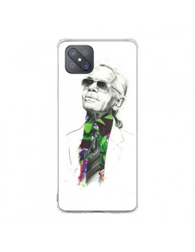 Coque Oppo Reno4 Z 5G Karl Lagerfeld Fashion Mode Designer - Percy