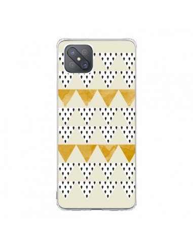 Coque Oppo Reno4 Z 5G Triangles Or Garland Gold - Pura Vida