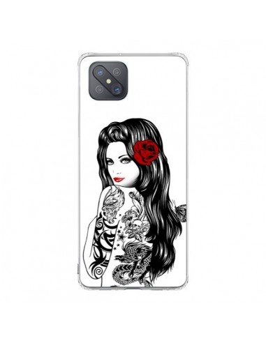 Coque Oppo Reno4 Z 5G Tattoo Girl Lolita - Rachel Caldwell