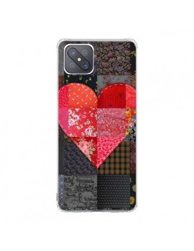 Coque Oppo Reno4 Z 5G Coeur Heart Patch - Rachel Caldwell