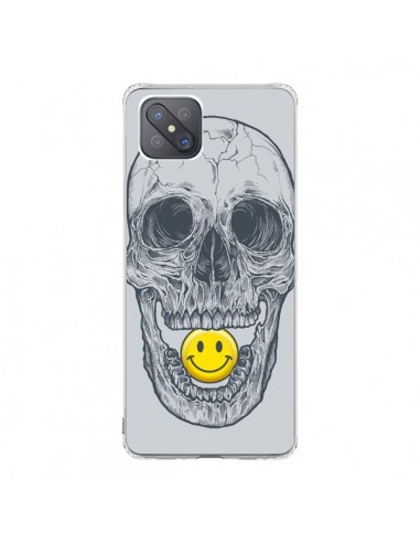 Coque Oppo Reno4 Z 5G Smiley Face Tête de Mort - Rachel Caldwell