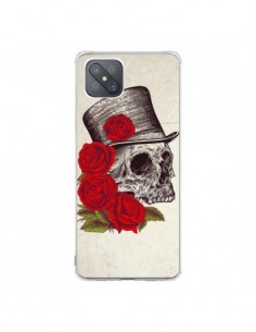 Coque Oppo Reno4 Z 5G Gentleman Crane Tête de Mort -...