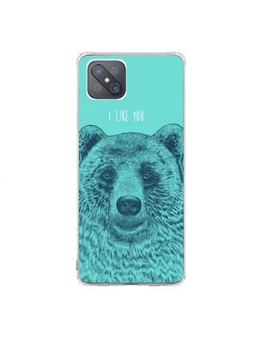 Coque Oppo Reno4 Z 5G Bear Ours I like You - Rachel Caldwell