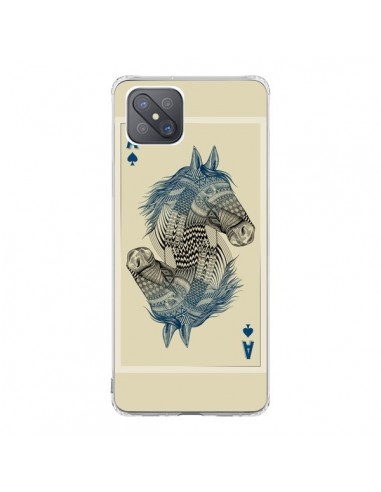 Coque Oppo Reno4 Z 5G Cheval Carte Jeu Horse As - Rachel Caldwell