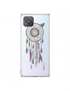 Coque Oppo Reno4 Z 5G Attrape-rêves Lakota Transparente -...