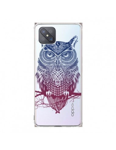Coque Oppo Reno4 Z 5G Hibou Chouette Owl Transparente - Rachel Caldwell