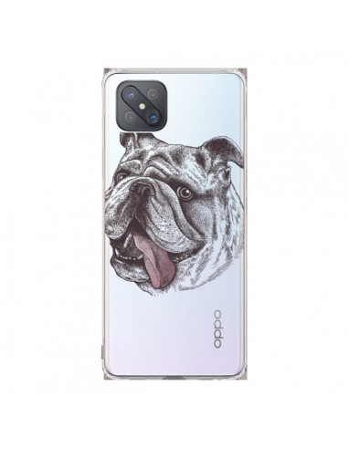 Coque Oppo Reno4 Z 5G Chien Bulldog Dog Transparente - Rachel Caldwell