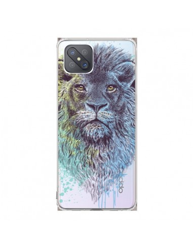 Coque Oppo Reno4 Z 5G Roi Lion King Transparente - Rachel Caldwell
