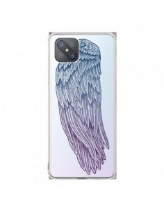 Coque Oppo Reno4 Z 5G Ailes d'Ange Angel Wings...