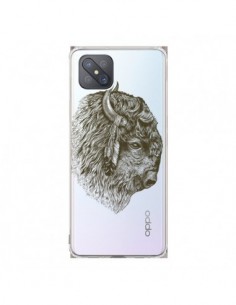 Coque Oppo Reno4 Z 5G Buffalo Bison Transparente - Rachel...