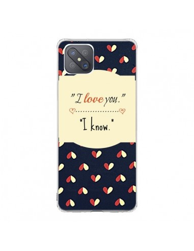 Coque Oppo Reno4 Z 5G I love you - R Delean