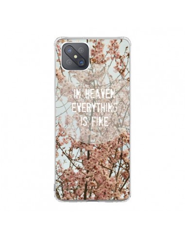 Coque Oppo Reno4 Z 5G In heaven everything is fine paradis fleur - R Delean