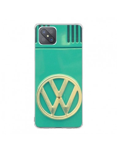 Coque Oppo Reno4 Z 5G Groovy Van Hippie VW Bleu - R Delean