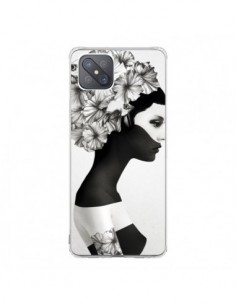 Coque Oppo Reno4 Z 5G Marianna Fille Fleurs - Ruben...