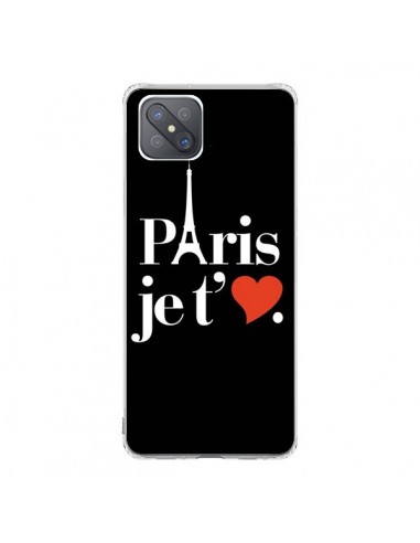 Coque Oppo Reno4 Z 5G Paris je t'aime - Rex Lambo