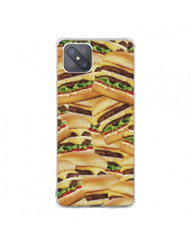 Coque Oppo Reno4 Z 5G Burger Hamburger Cheeseburger - Rex Lambo