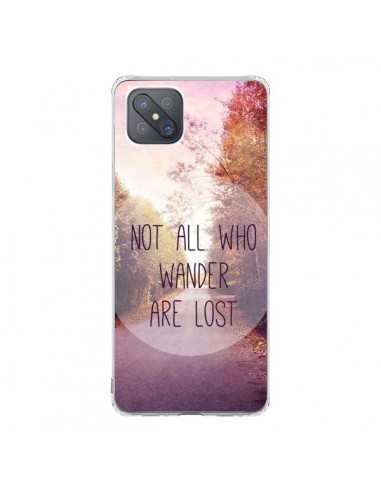 Coque Oppo Reno4 Z 5G Not all who wander are lost - Sylvia Cook