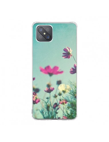 Coque Oppo Reno4 Z 5G Fleurs Reach for the Sky - Sylvia Cook