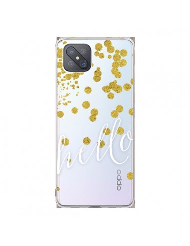 Coque Oppo Reno4 Z 5G Hello, Bonjour Transparente - Sylvia Cook