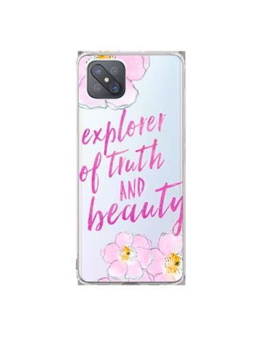 Coque Oppo Reno4 Z 5G Explorer of Truth and Beauty Transparente - Sylvia Cook