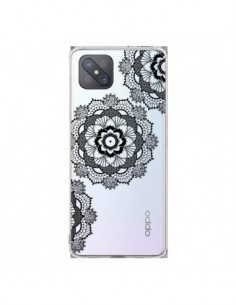 Coque Oppo Reno4 Z 5G Triple Mandala Noir Black...