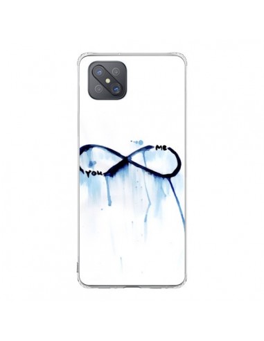 Coque Oppo Reno4 Z 5G Forever You and Me Love - Sara Eshak