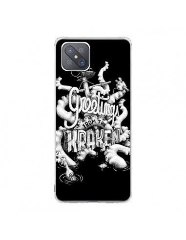 Coque Oppo Reno4 Z 5G Greetings from the kraken Tentacules Poulpe - Senor Octopus