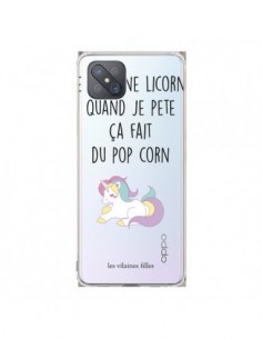 Coque Oppo Reno4 Z 5G Je suis une licorne, quand je pète...