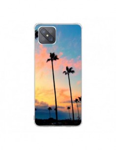 Coque Oppo Reno4 Z 5G California Californie USA Palmiers...