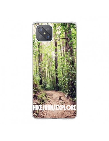 Coque Oppo Reno4 Z 5G Hike Run Explore Paysage Foret - Tara Yarte