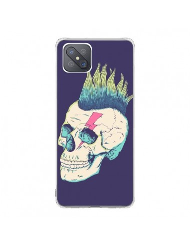 Coque Oppo Reno4 Z 5G Tête de mort Punk - Victor Vercesi