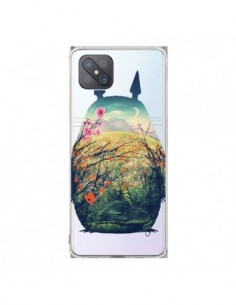 Coque Oppo Reno4 Z 5G Totoro Manga Comics Transparente -...