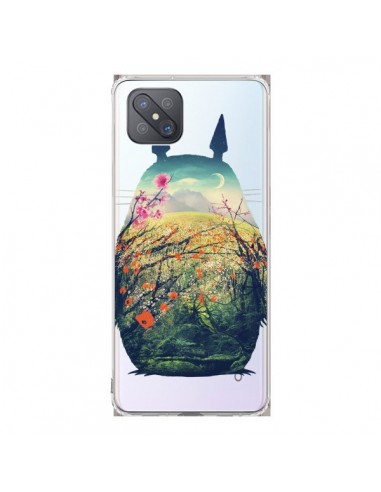 Coque Oppo Reno4 Z 5G Totoro Manga Comics Transparente - Victor Vercesi